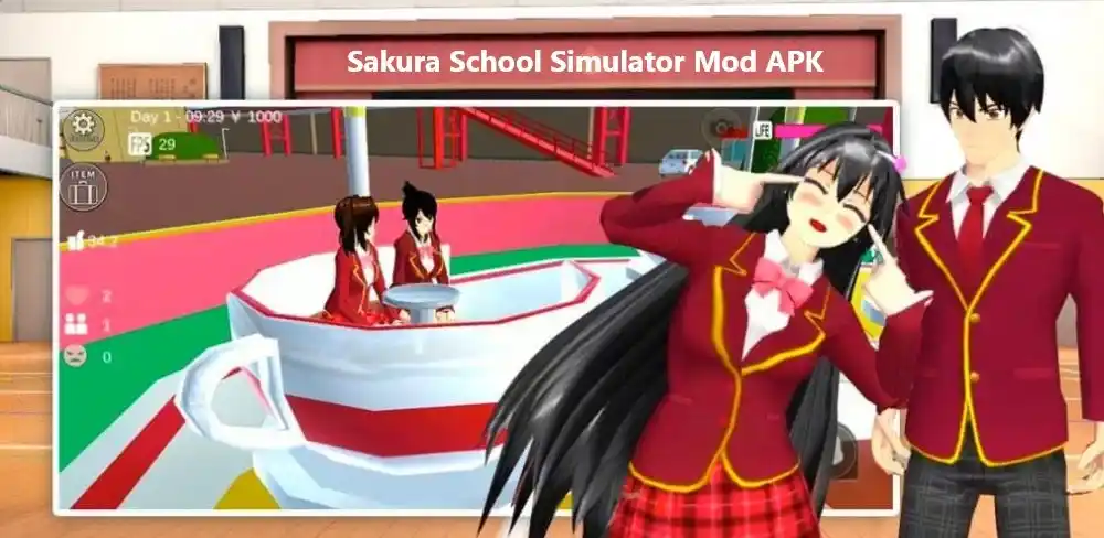 Cara Download Cheat Link Game Sakura School Simulator Mod APK Unlimited Money Versi Terbaru Dan Lama